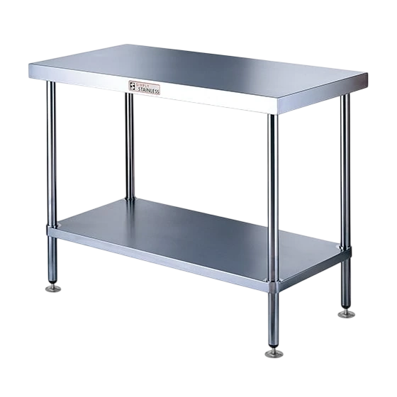 Simply Stainless SS01.9.1500 Flat-Top Bench – 1500×900mm, Undershelf