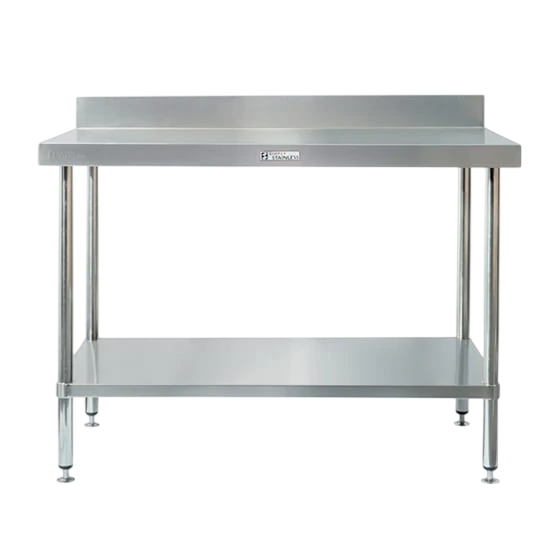 Simply Stainless SS02.7.0300 Splashback Bench – 300×700mm, Undershelf