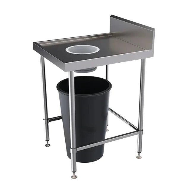 Simply Stainless SS05.SH.0600 Scrape Hole Bench – 600×600mm