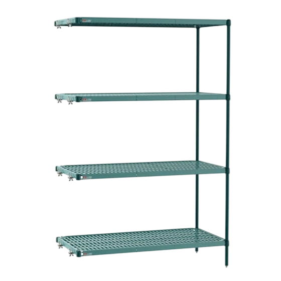 Metro PR.A4T74.2142 21" x 42" - 4 Mat Style Shelves, 2 Posts