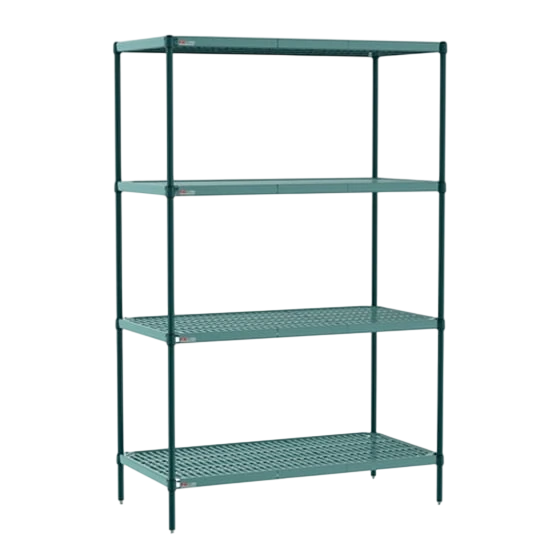 Metro PR.5T74.2142 21" x 42" - 5 Mat Style Shelves, 4 Posts