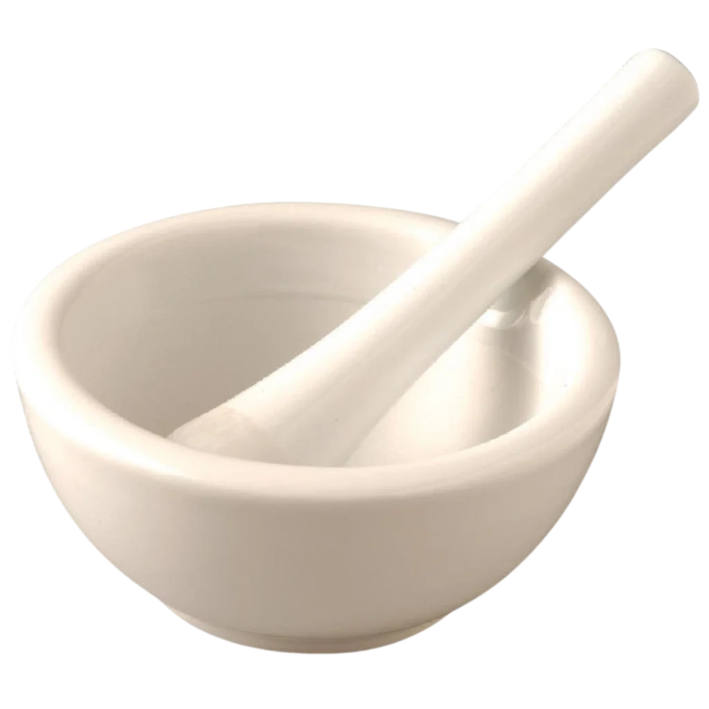 Vogue Porcelain Pestle & Mortar - 115mm 4 1/2" commercial kitchen equipment