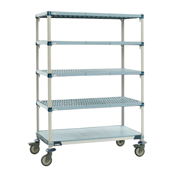 Metro MAXQ.M5T68.1848 18" x 48" - 5 Mat Style Shelves, 4 Posts