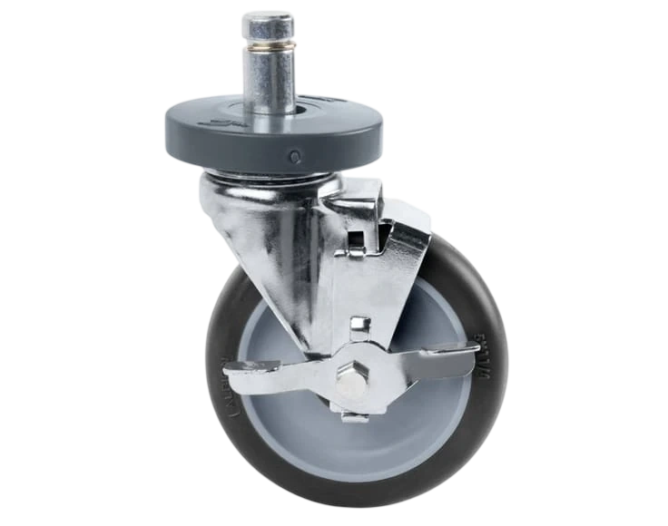 Metro ME.5MPB Brake Castor Resilient Polyurethane Wheel Tread