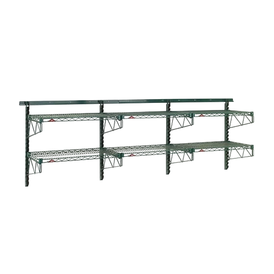 Metro WS2T.1860 18" x 60" - 2 Adjustable Wall Shelves & Kit