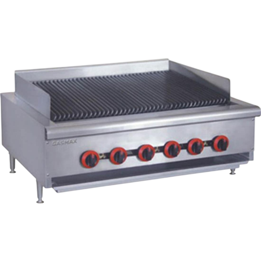 Gasmax 2NDs: Natural Gas 6 Burner Char Grill Top QR-36E-NSW1486
