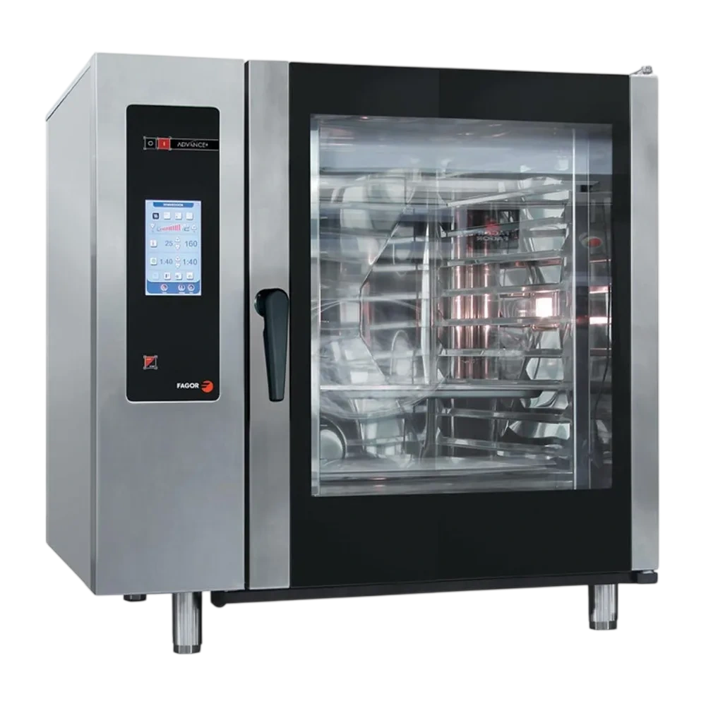 2NDs: Fagor Advanced Plus Gas 10 Trays Touch Screen Control Combi Oven with Cleaning System - APG-101-NSW1962