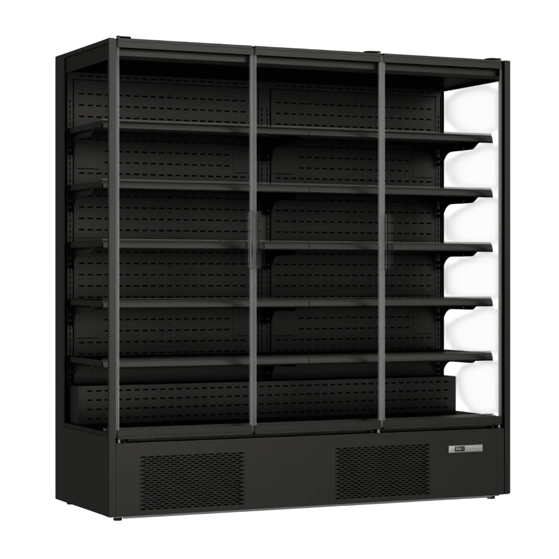 Thermaster DC-187B-SA1-2 Supermarket Panorama 3 Door Chiller Display