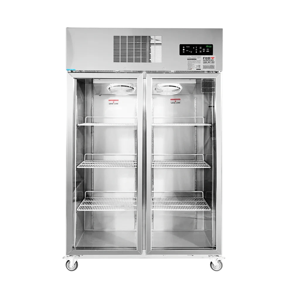 Thermaster SUCG1000-NSW2055 Double Door Upright Display Fridge