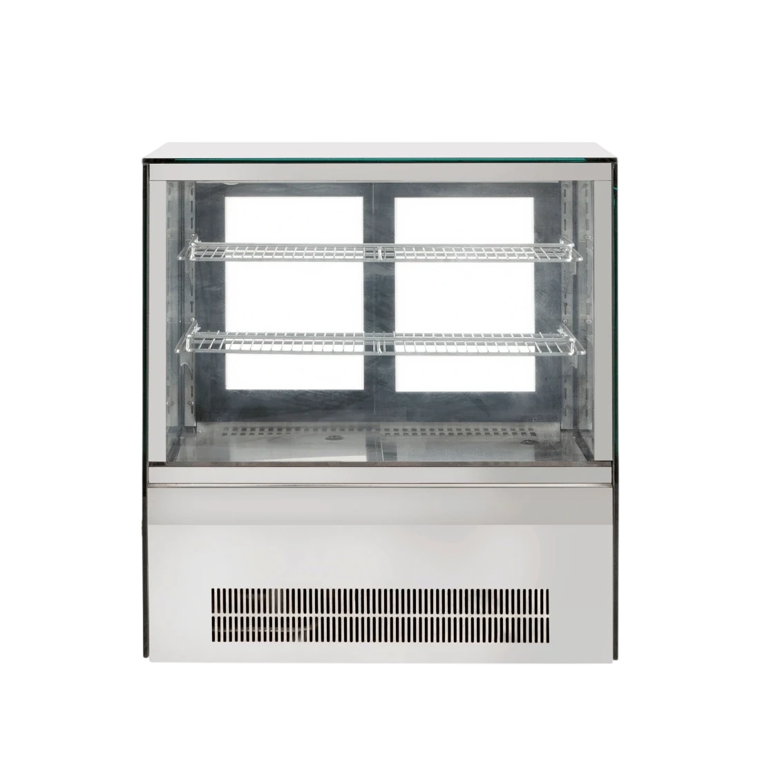 Bonvue GN-660RT-SA6-Jan Ex-Showroom: Bonvue counter top square glass cold food display - GN-660RT-SA6-Jan