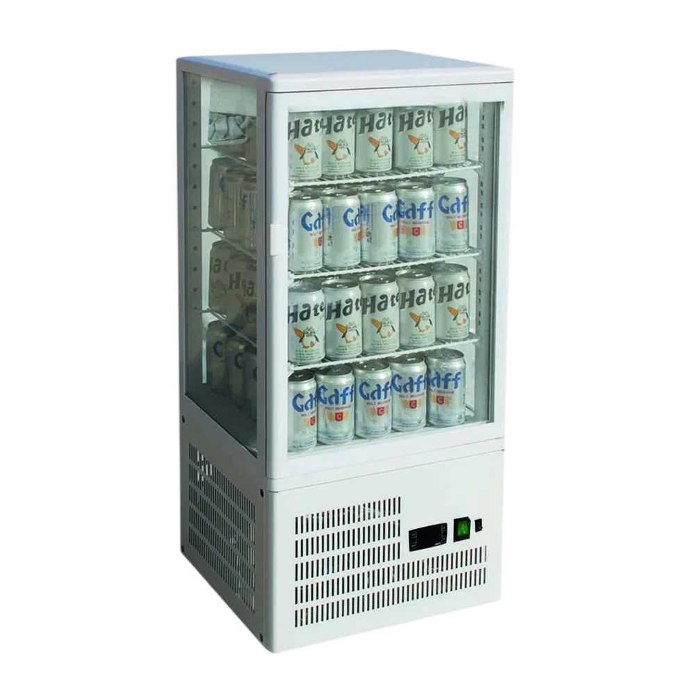 Thermaster TCBD78W-SA9-Mar Countertop Beverage Display Fridge White