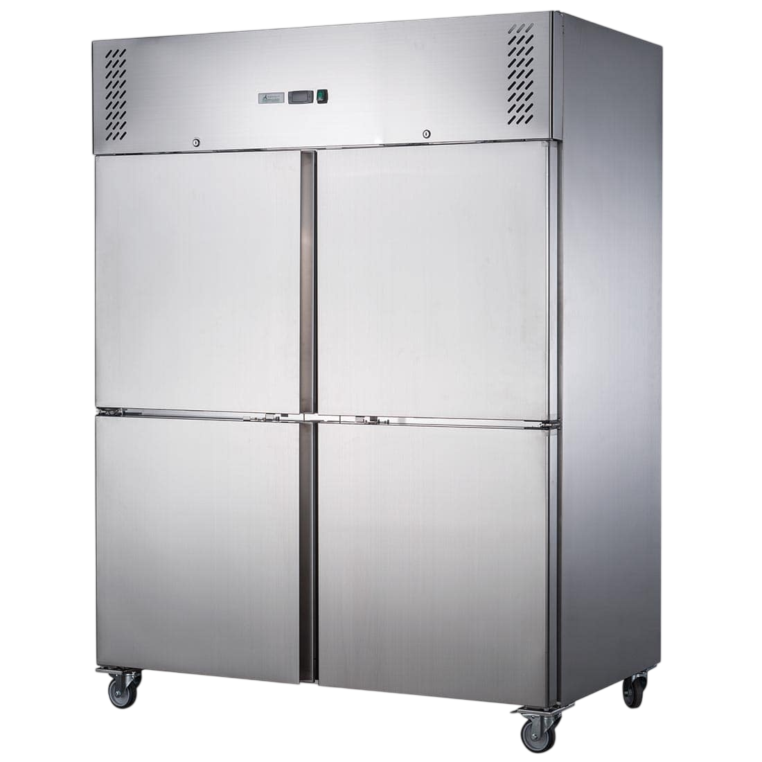 FED-X XURC1410S2V-QLD370 S/S Four Door Upright Fridge