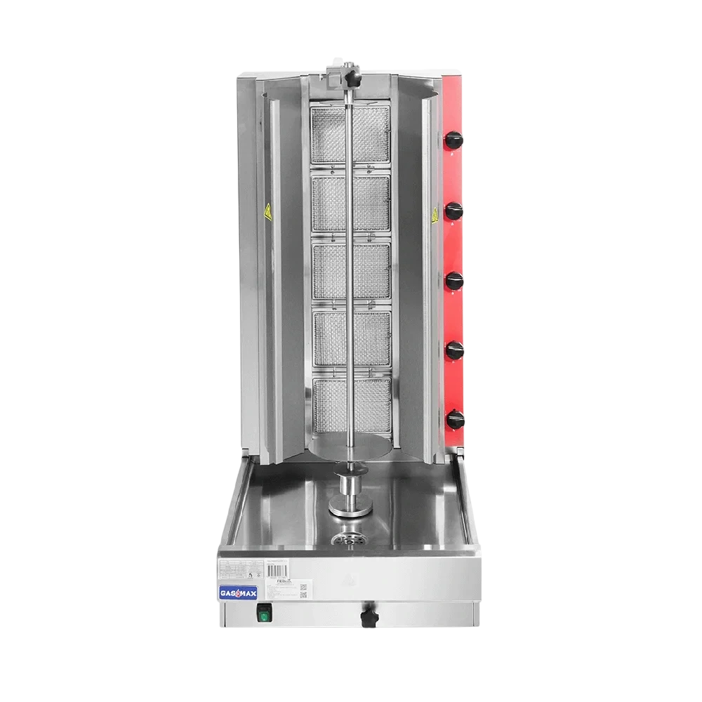 2NDs: Gasmax Semi-automatic 5 Burner LPG Kebab Machine - KB-5LPG-VIC884