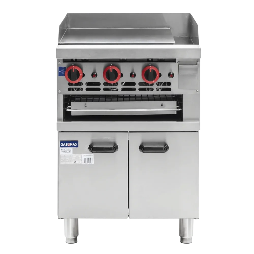 Ex-Showroom: Gasmax Gas Griddle and Gas Toaster with Cabinet - GGS-24-VIC947
