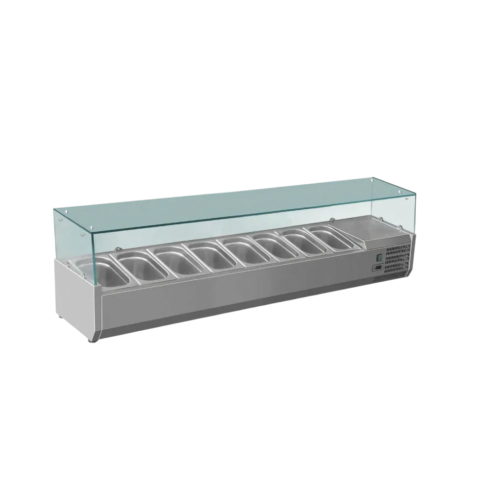 FED-X XVRX1800/380-VIC959 Salad Bench with Stainless Steel Lids – 3L