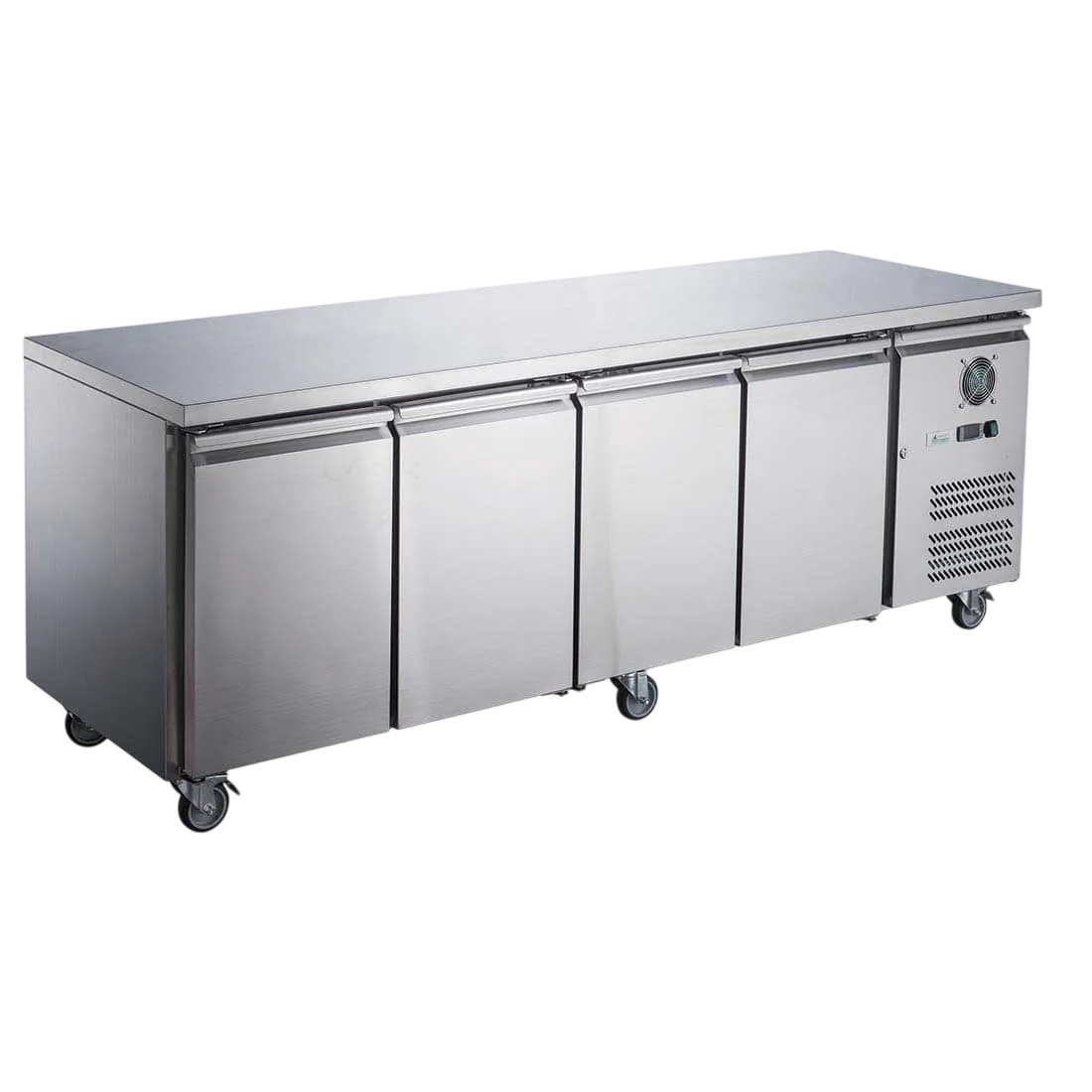 FED-X XUB7C22S4V-NSW2165 S/S Four Door Bench Fridge