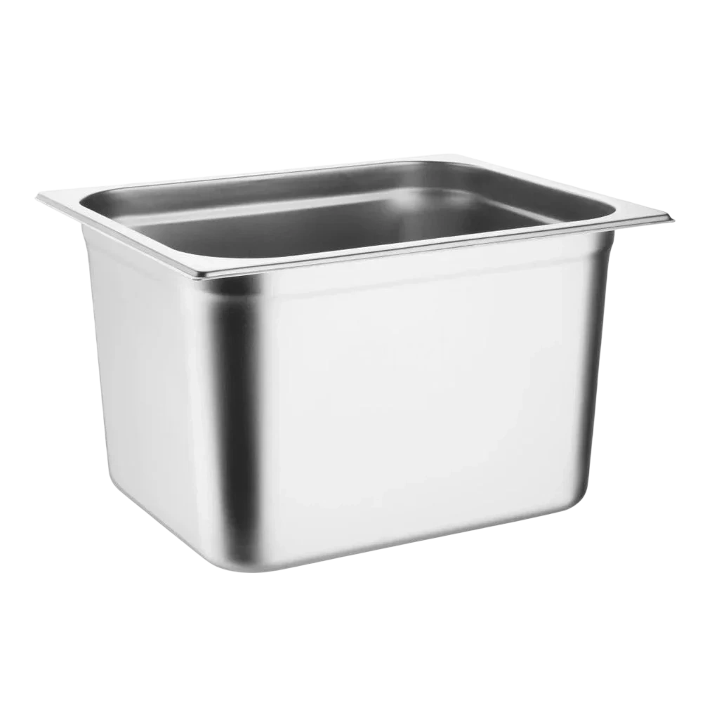 Vogue CU513 Heavy Duty Stainless Steel Gastronorm Pan 1/2 – 200mm Deep commercial kitchen equipment
