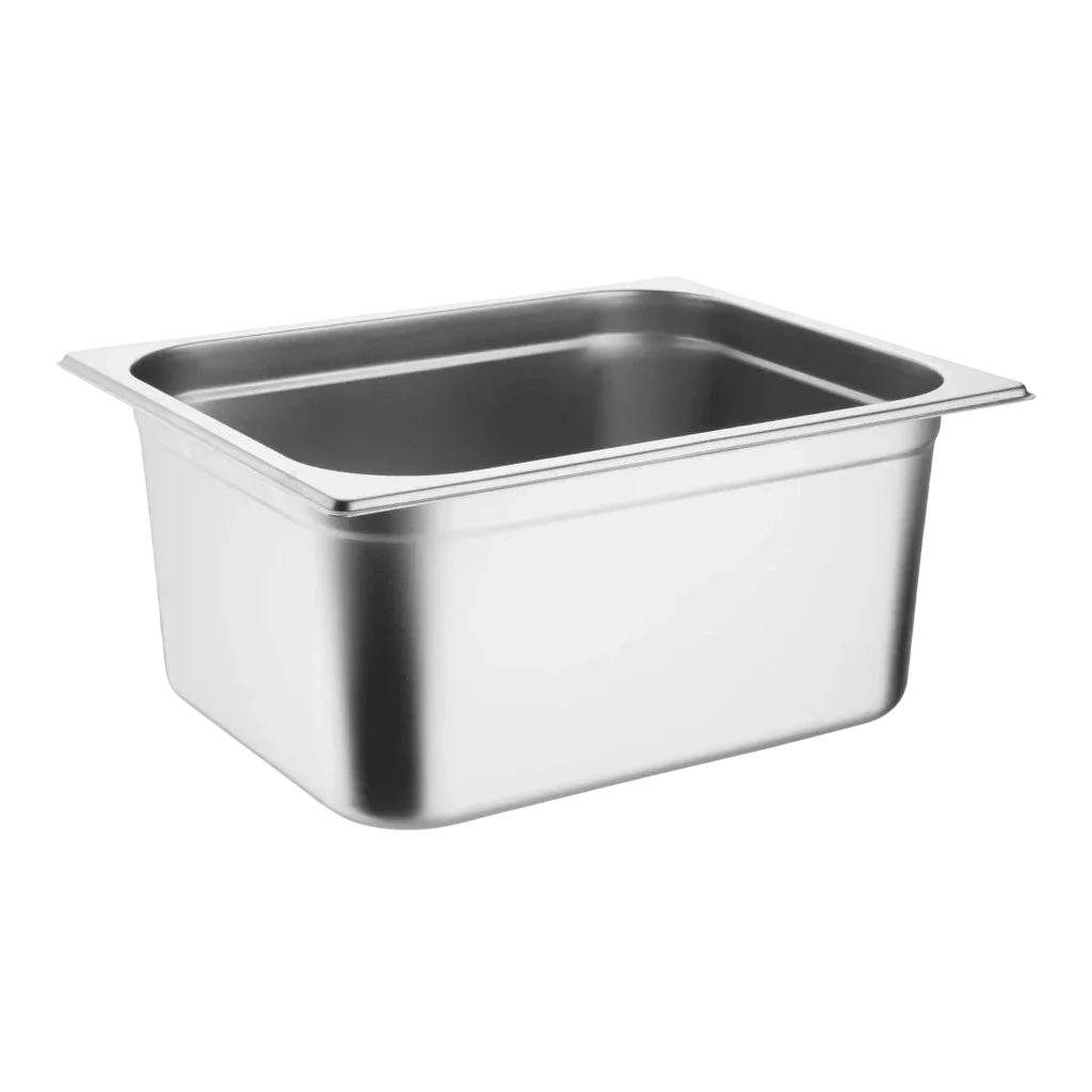 Vogue CU512 GN Pan 1/2 – 150mm Deep Heavy-Duty Stainless Steel | Commercial commercial kitchen equipment