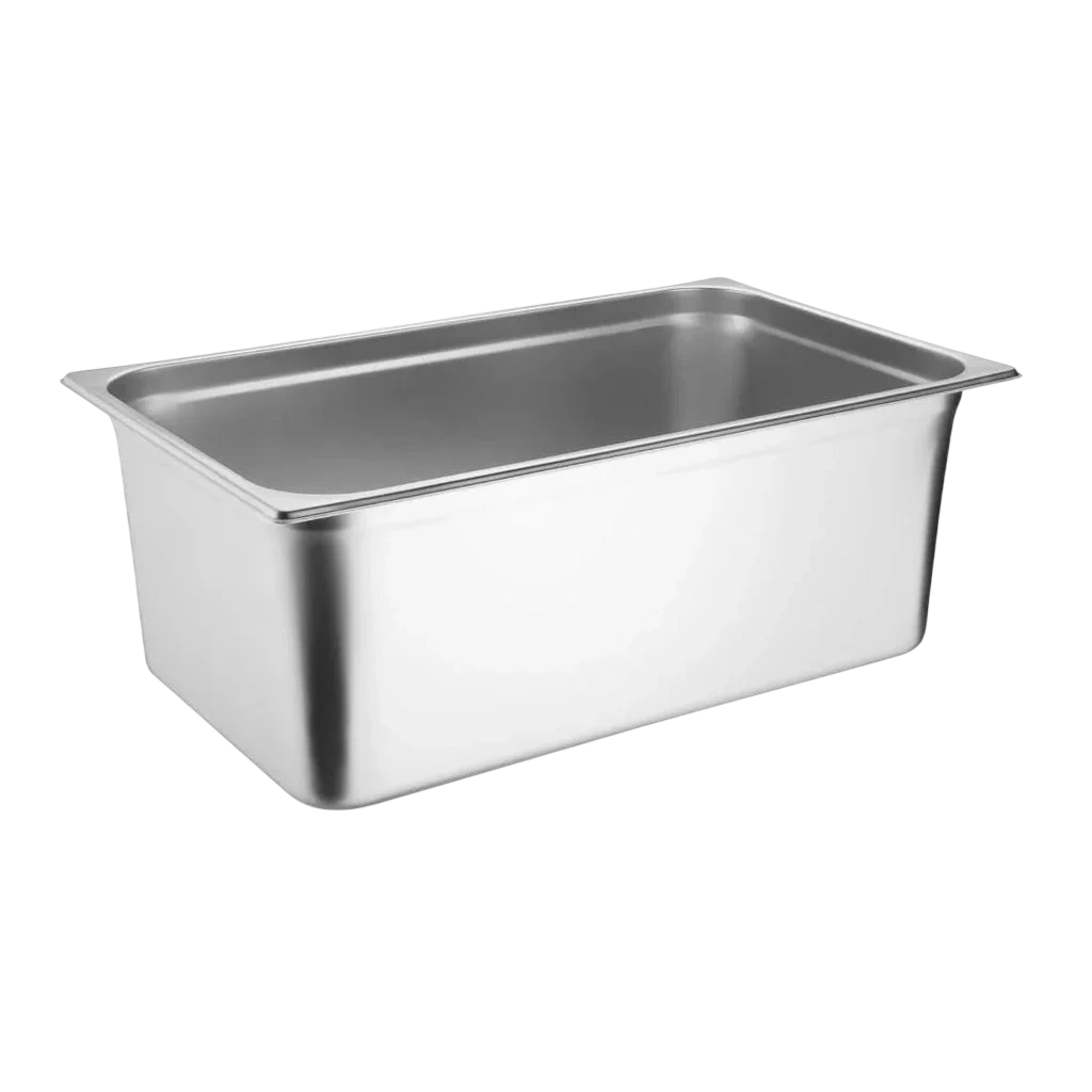 Vogue CU511 Heavy Duty Stainless Steel Gastronorm Pan 1/1 – 200mm Deep commercial kitchen equipment