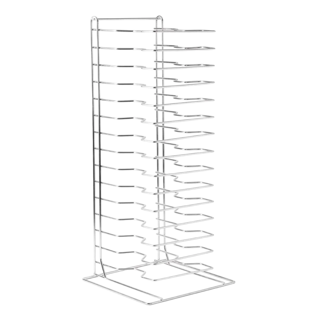 Vogue F027 Pizza Pan Stacking Rack 15 Slot – 38mm Spacing commercial kitchen equipment