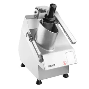 Apuro CH423-A multi-purpose veg prep machine, 550W, aluminium body, 5 slicing and grating discs – Australia