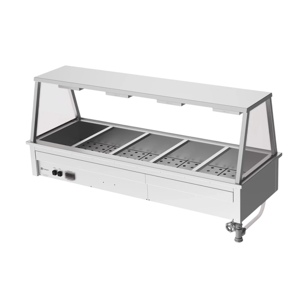 Culinaire CH.BM.D.GA.5 Drop-In Bain Marie – 5 Bay, A-Frame
