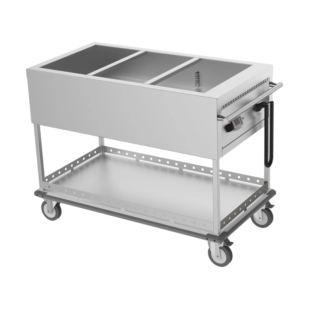 Culinaire CH.BMM.3 Hot Food Bain Marie – 3 Bay, Mobile
