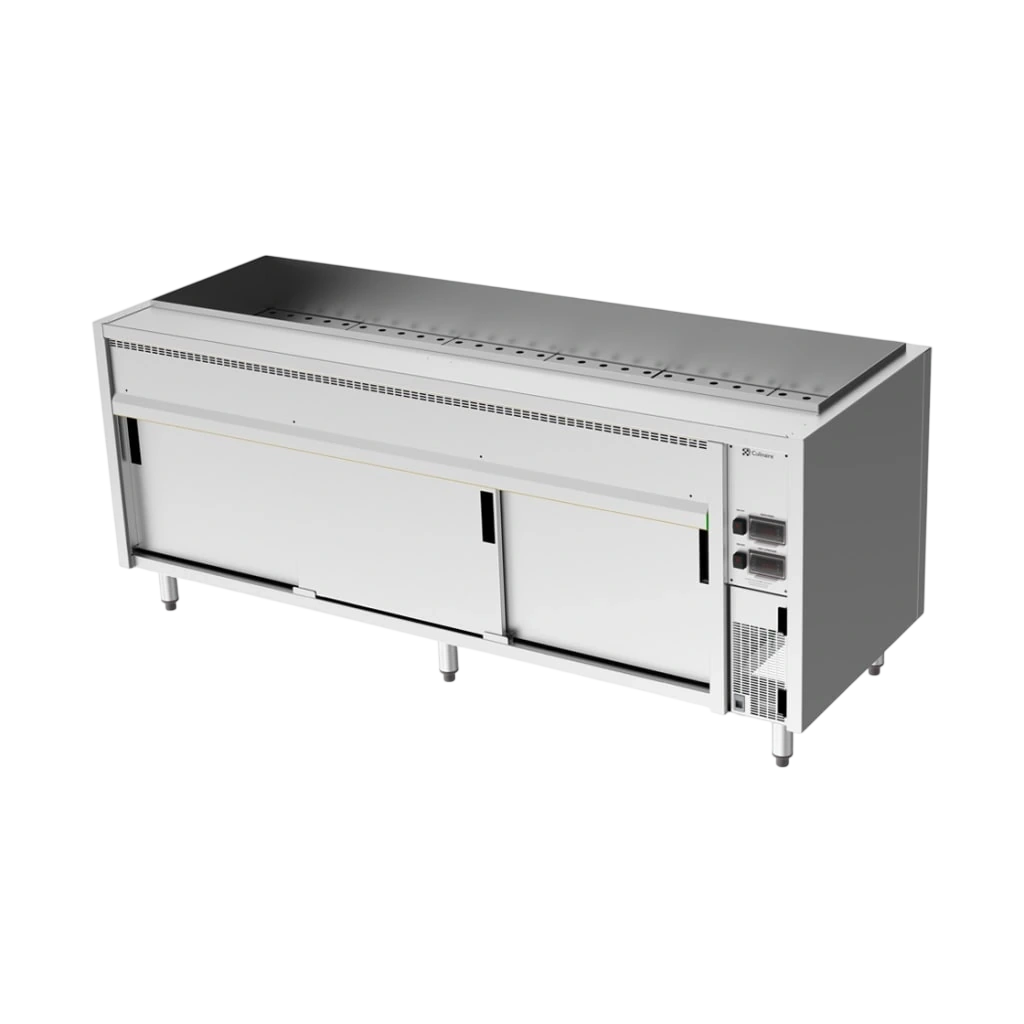 Culinaire CH.BMH.U.6 Hot Food Bain Marie – 6 Bay, Under Bench