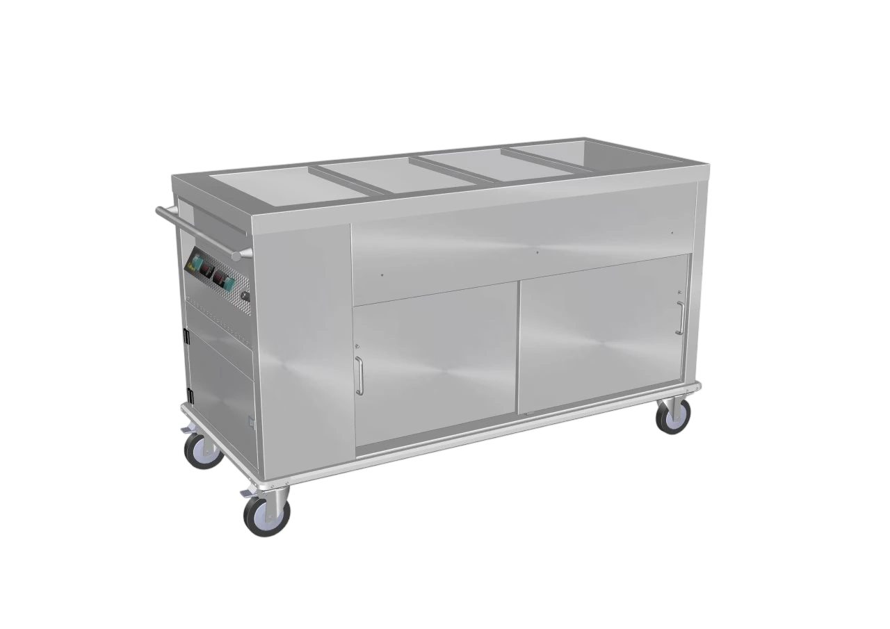 Culinaire CH.BMHM.4 Hot Food Bain Marie – 4 Bay, Mobile
