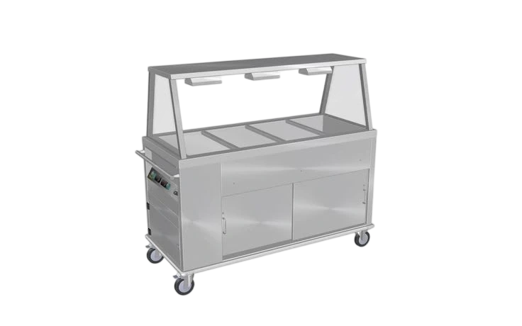 Culinaire CH.BMHM.GA.3 Hot Food Bain Marie – 3 Bay, Mobile with A-Frame Gantry