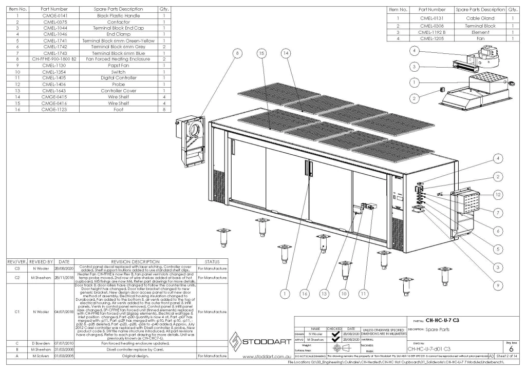 Culinaire CH.HC.U.7 Hot Food Bain Marie – 7 Bay, Under Bench