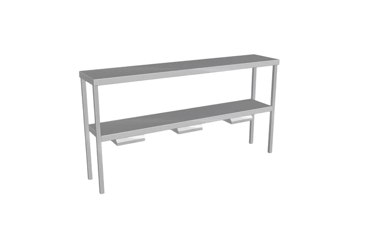 Culinaire CH.GDB.5 Heated 2 Tier Gantry – heat lamps to bottom shelf