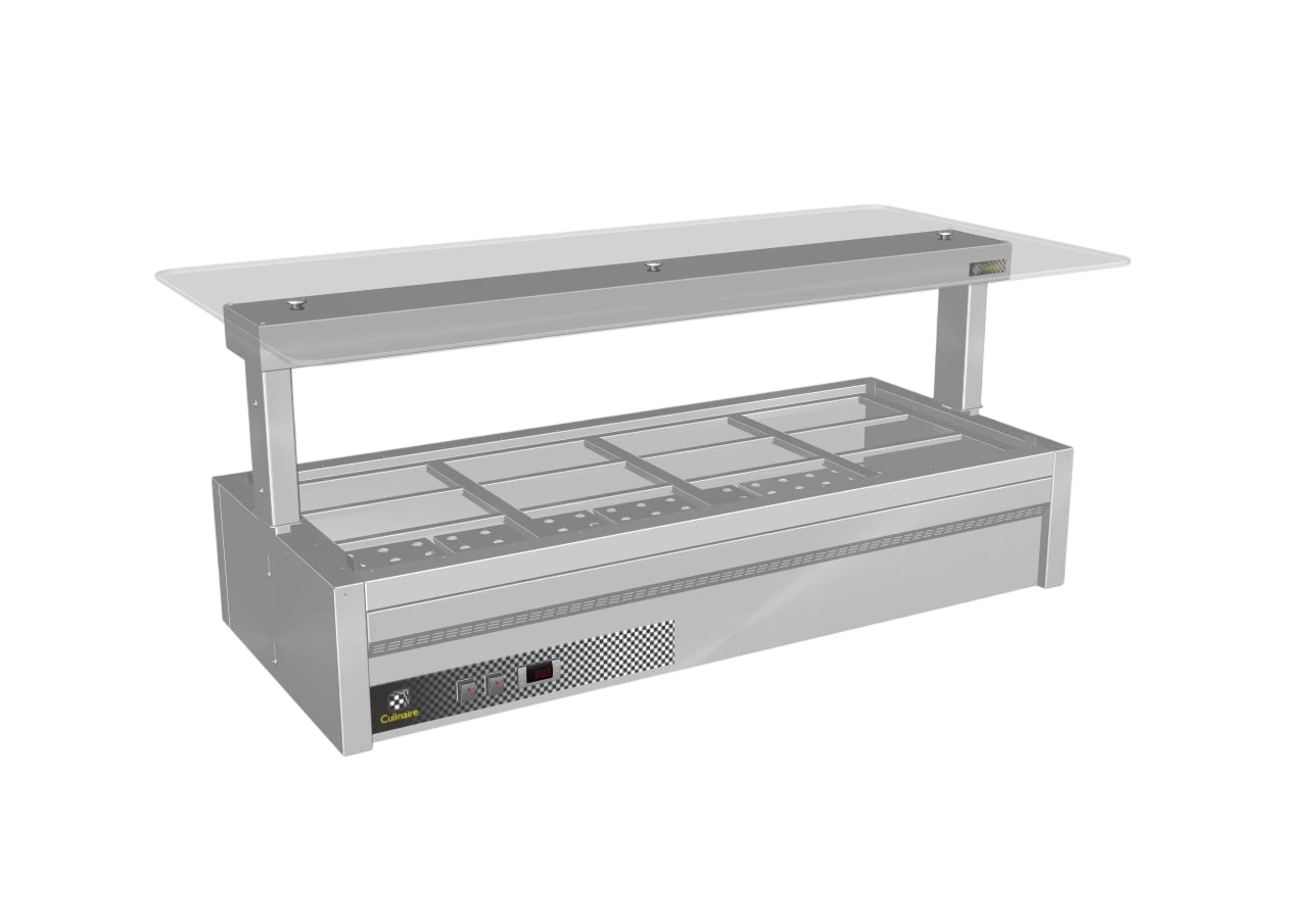 Culinaire CH.BMC.U.GSF.4 Hot Food Bain Marie – 4 Bay, Under Bench