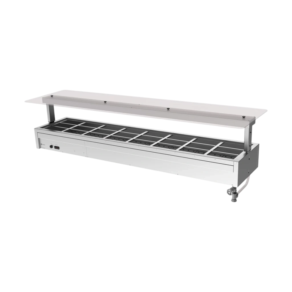 Culinaire CH.BMC.U.GSF.8 Hot Food Bain Marie – 8 Bay, Under Bench