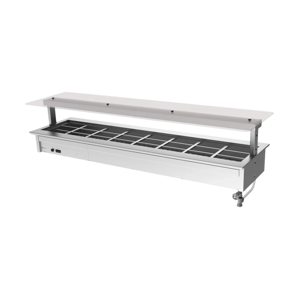 Culinaire CH.BMC.D.GSF.6 Hot Food Bain Marie – 6 Bay, Drop-in