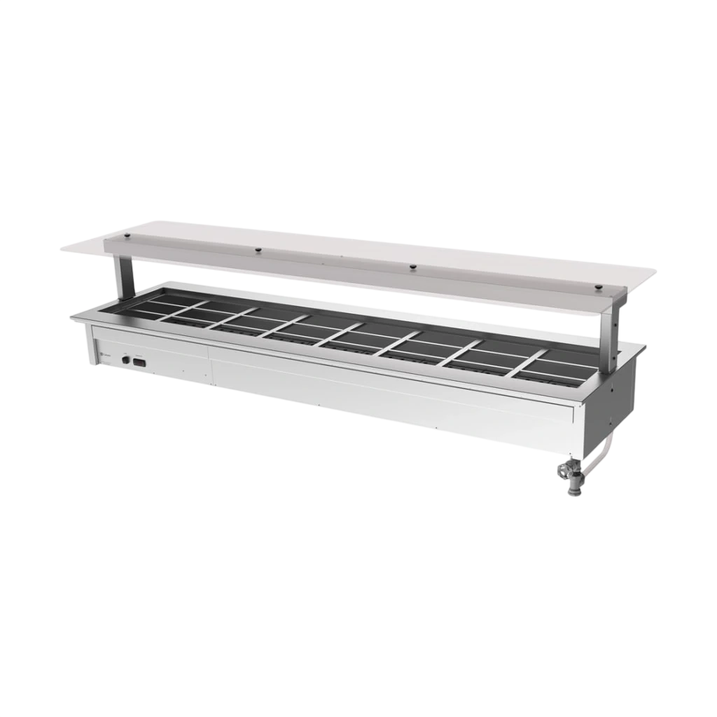 Culinaire CH.BMC.D.GSF.8 Hot Food Bain Marie – 8 Bay, Drop-in