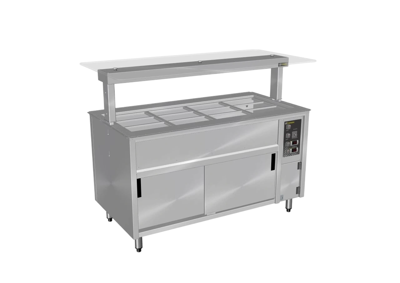 Culinaire CH.BMHC.U.GSF.4 Hot Food Bain Marie – 4 Bay, Under Bench