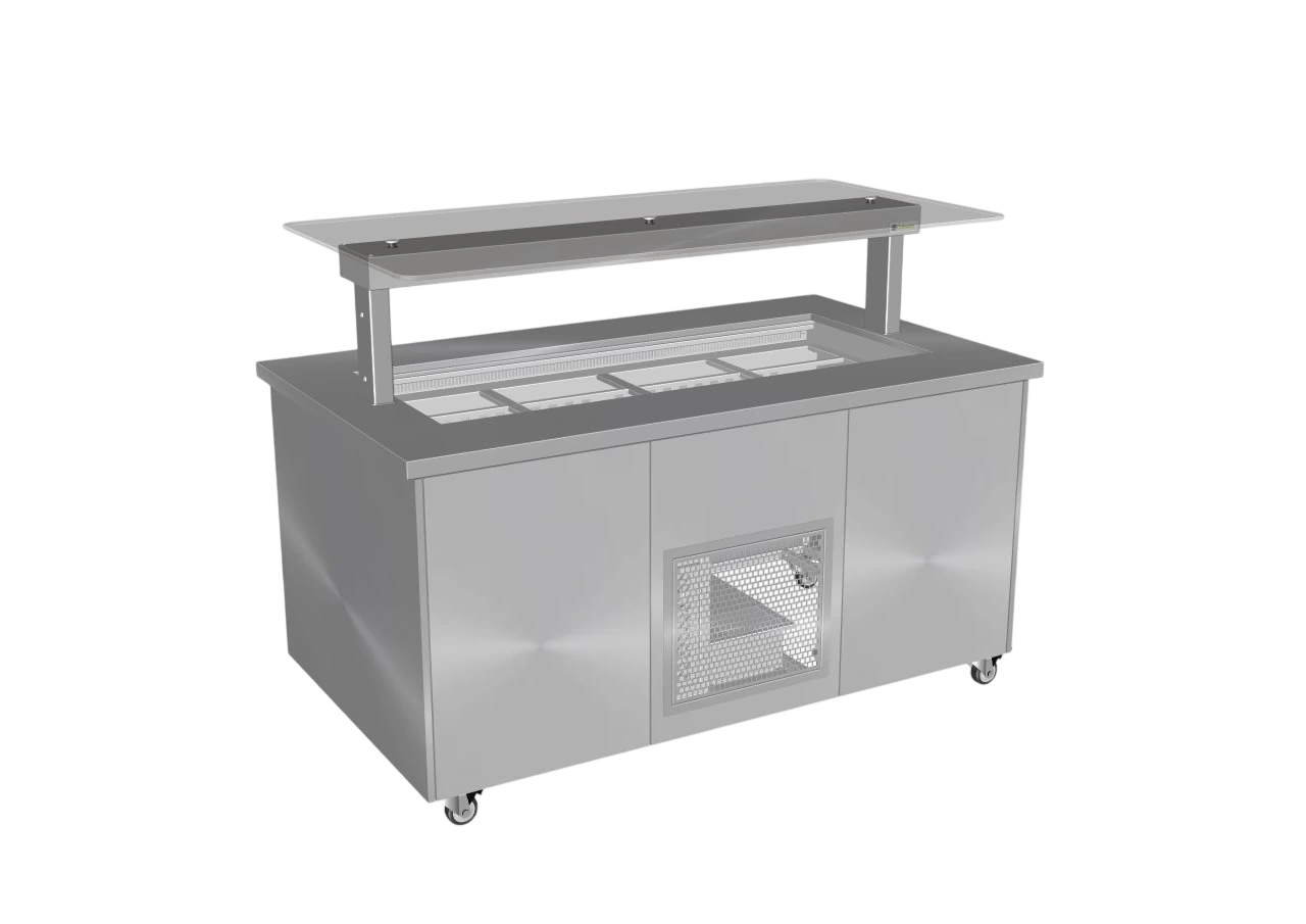 Culinaire CR.IBSS.CWCF.U.GSF.4 Hot Food Bain Marie – 4 Bay, S/S Top & Panels