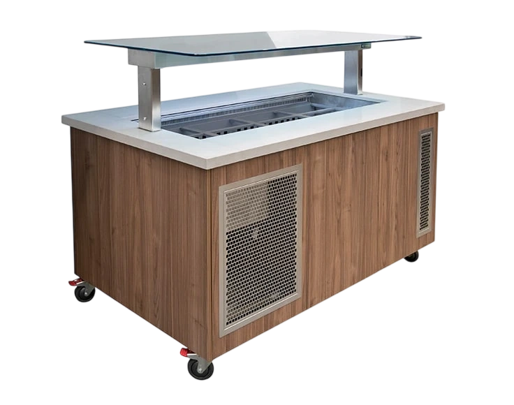 Culinaire CR.IBSJ.CWCF.U.GSF.6 Hot Food Bain Marie – 6 Bay, S/S Top & Joinery Panels