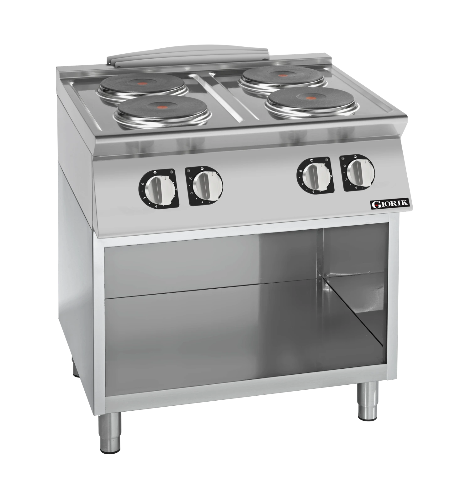 Giorik CE74TGT Cooktop On Stand – 4 x Round Hot Plates