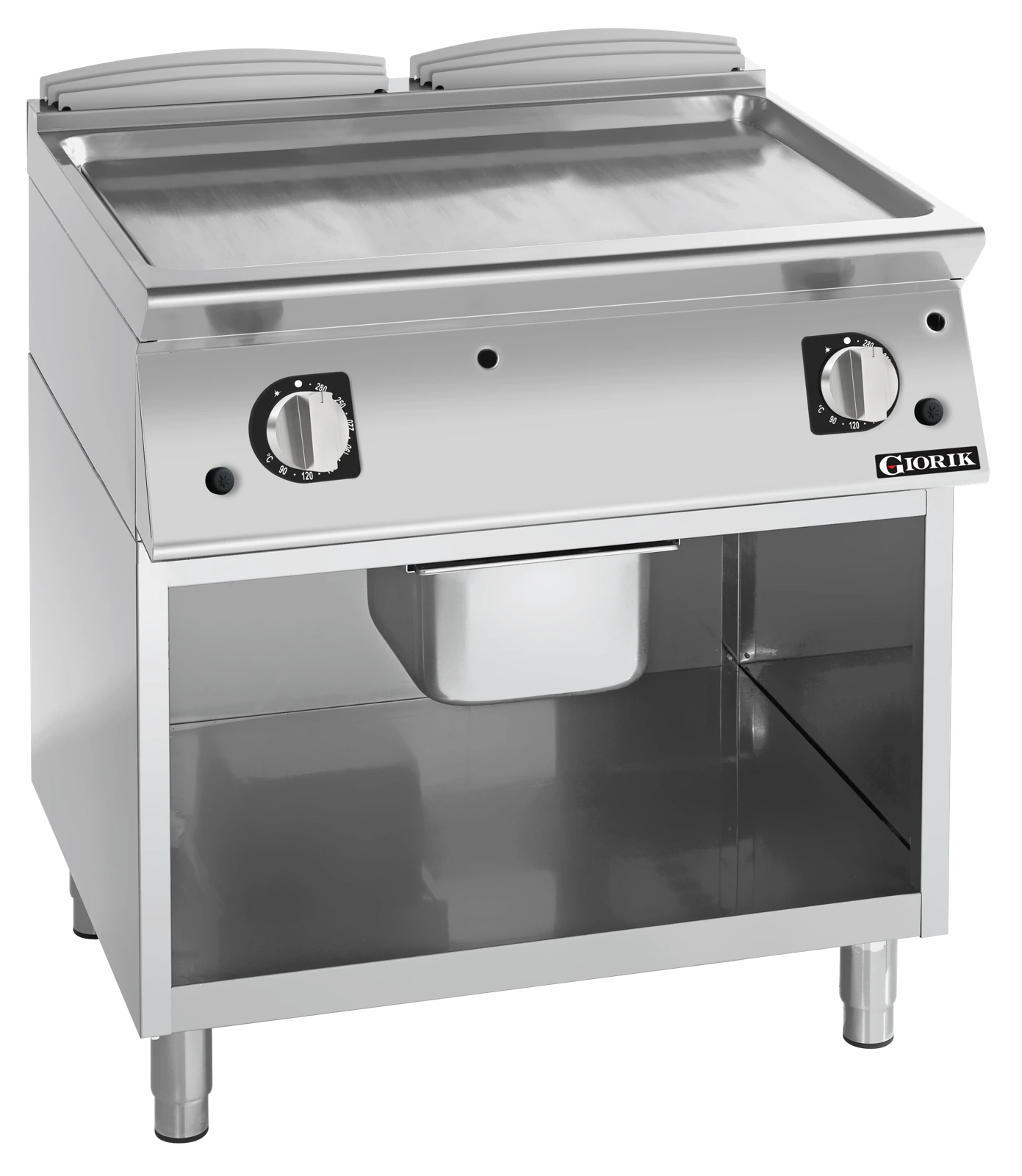 Giorik FLG741GCRXT Cooktop On Stand – 800mm - Smooth Satin Chrome Plate