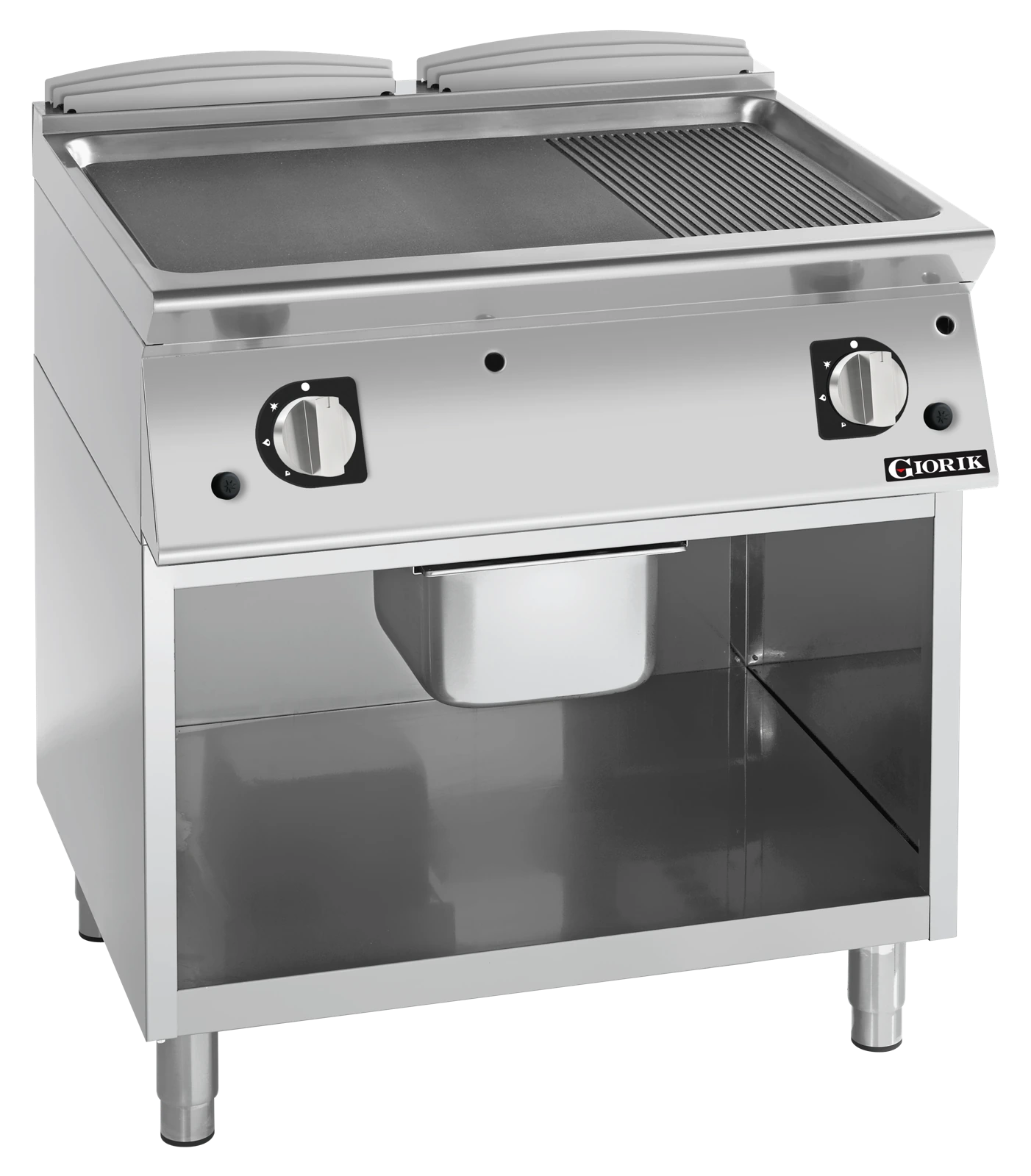 Giorik FMG741GFT Cooktop On Stand – 800mm - Smooth/Ribbed Mild Steel Plate