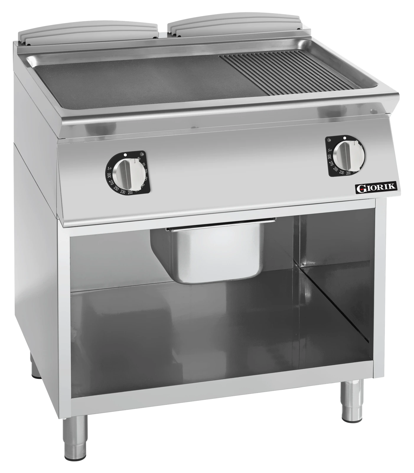 Giorik FME741GFT Cooktop On Stand – 800mm - Smooth/Ribbed Mild Steel Plate