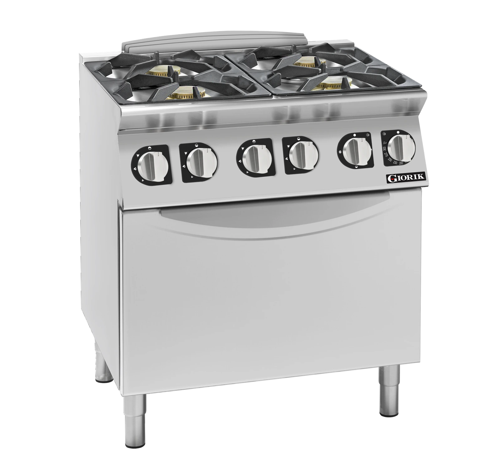 Giorik CG940ET Cooktop – 4 x Gas Burners / Standard Electric Oven