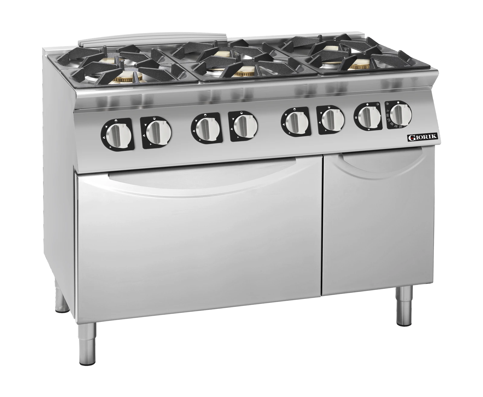 Giorik CG960ET Cooktop – 6 x Gas Burners / Standard Electric Oven