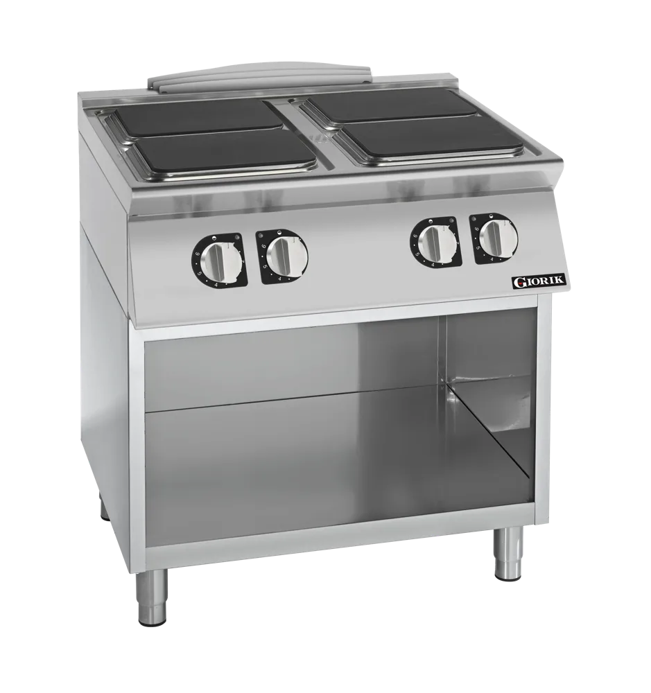 Giorik CE94QGT Cooktop On Stand – 4 x Square Hot Plates