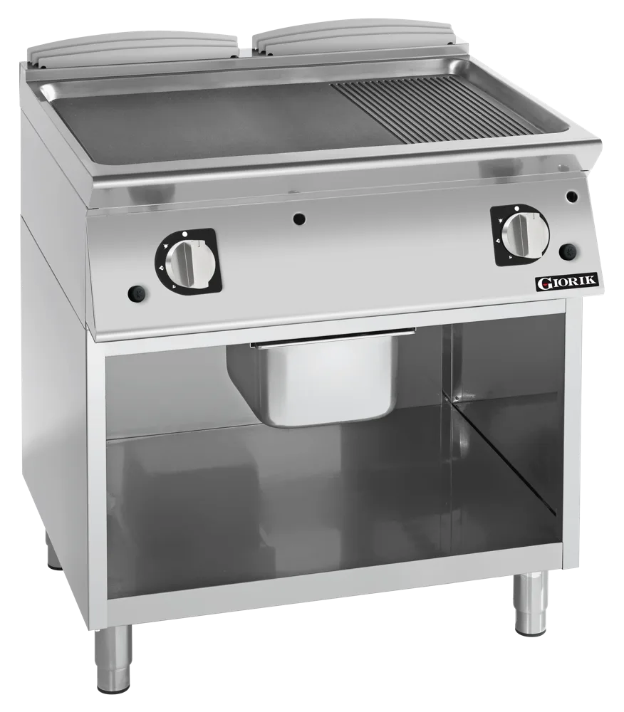 Giorik FMG941GFT Cooktop On Stand – 800mm - Smooth/Ribbed Mild Steel Plate