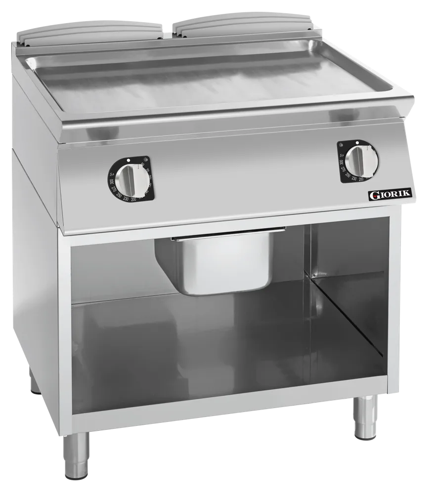 Giorik FLE941GCRXT Cooktop On Stand – 800mm - Smooth Satin Chrome Plate