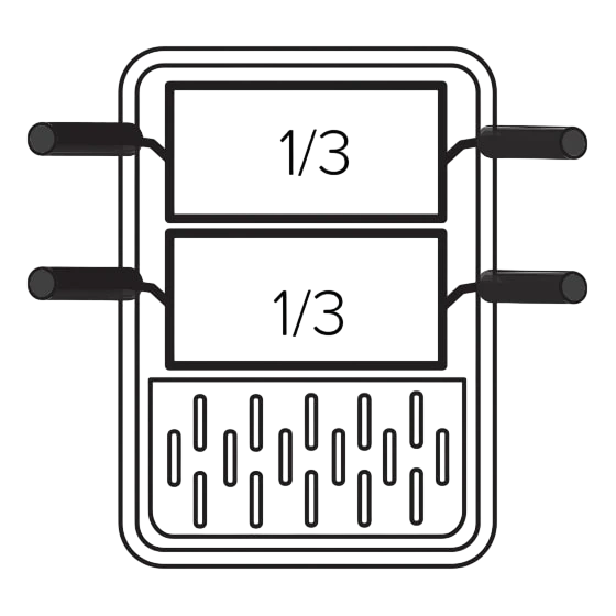 Giorik SPGI.2003046 Oven Accessory – 1/3 GN Basket - Left to Right