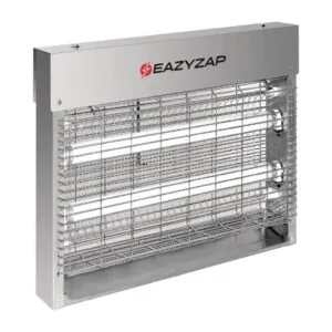 Eazyzap FP983-A stainless steel bug zapper 14W rated 2x4W LED bulbs 30m² coverage – Australia
